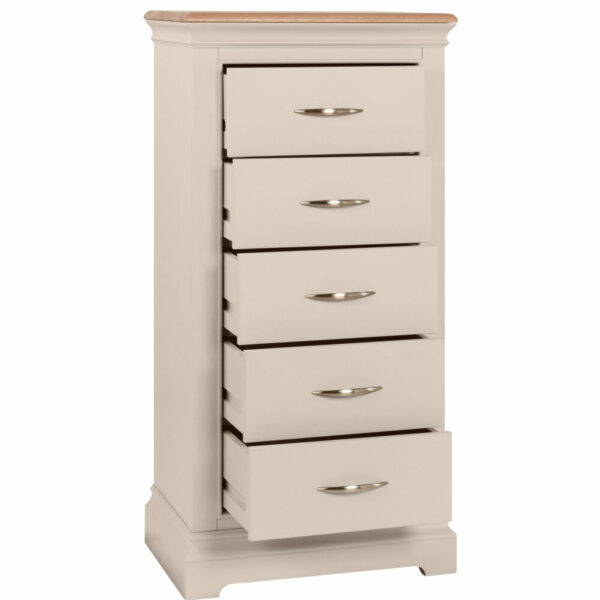 Cobble Painted 5 Drawer Wellington - Image 2