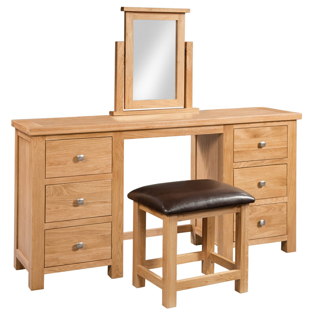 Avon Light Oak Dressing Table Mirror - Image 2