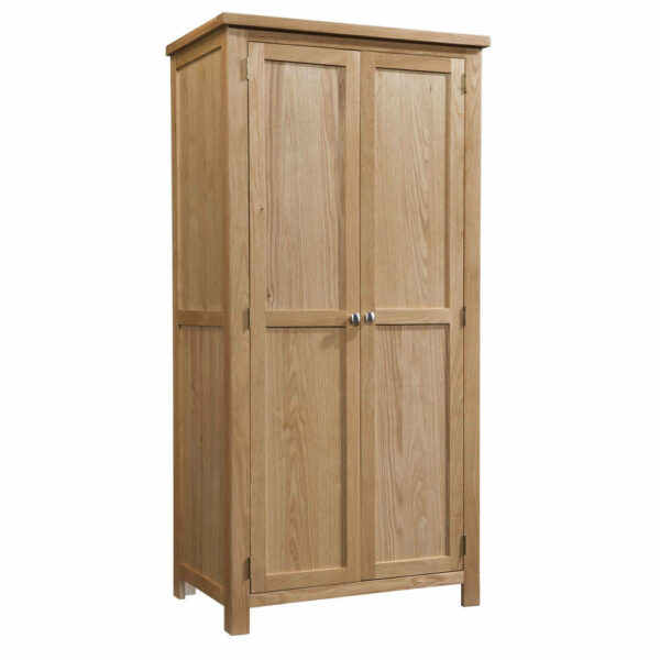 Avon Light Oak All Hanging Double Wardrobe