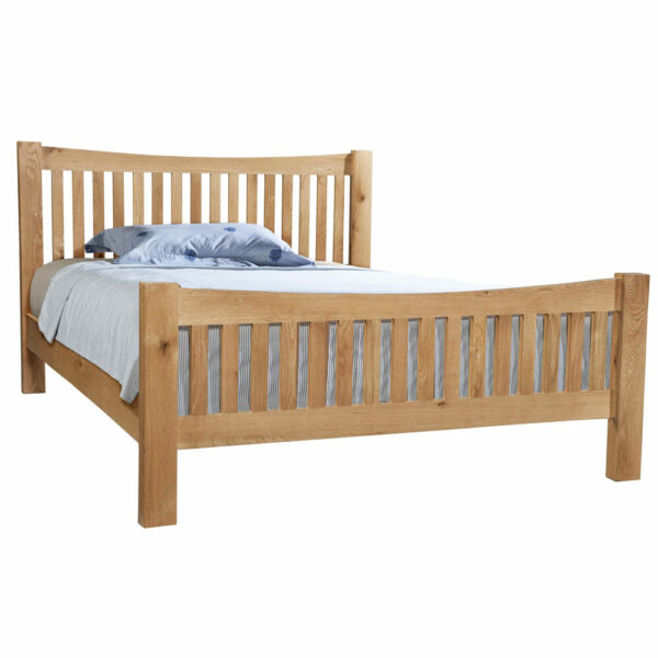 Avon Light Oak 5' High Foot End Bed