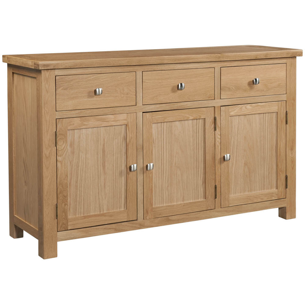 Avon Light Oak 3 Door Sideboard
