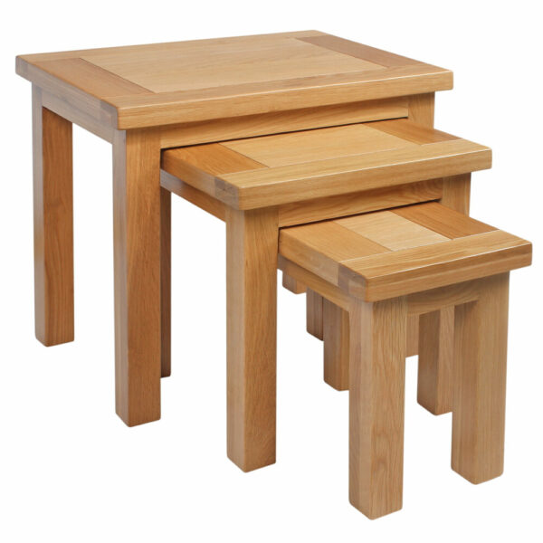 Avon Light Oak Nest Of Tables