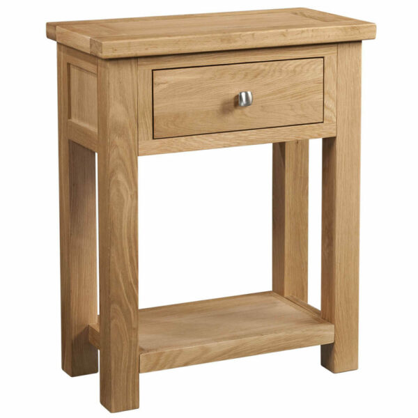 Avon Light Oak 1 Drawer Console Table