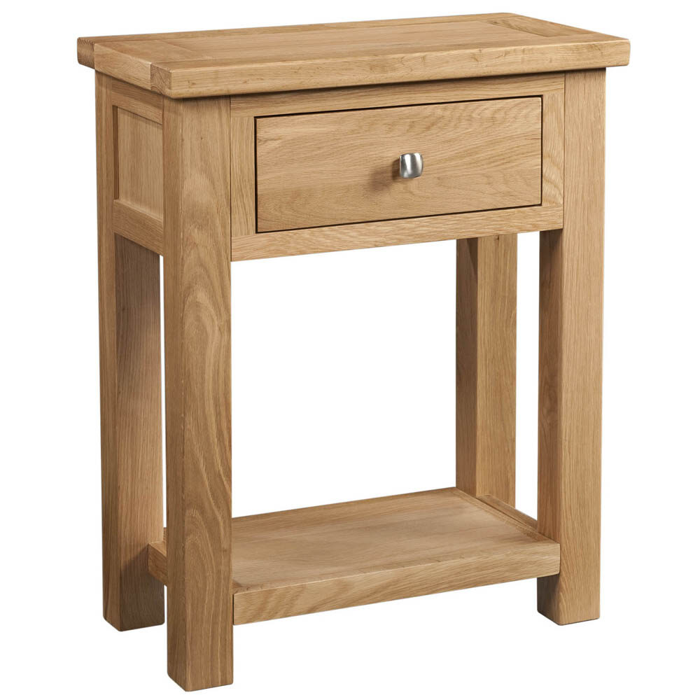 Avon Light Oak 1 Drawer Console Table