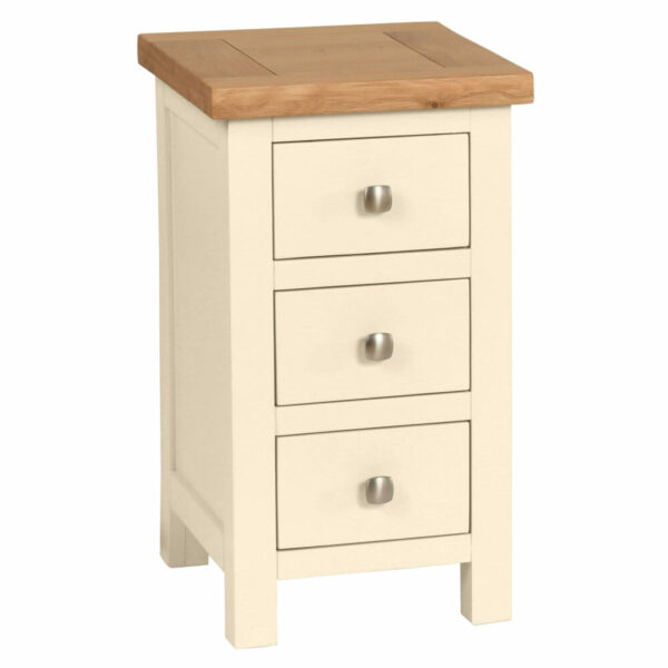 Avon Painted Compact 3 Drawer Bedside