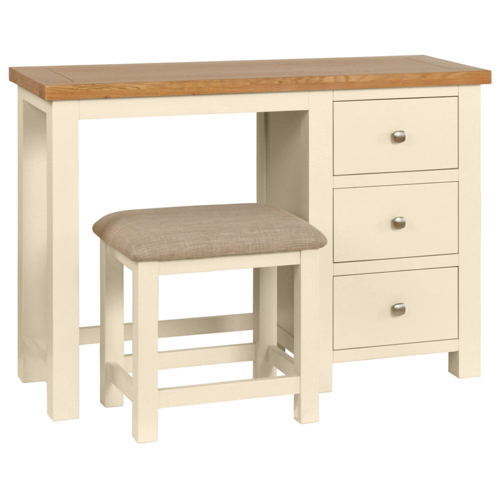 Avon Painted Dressing Table + Stool