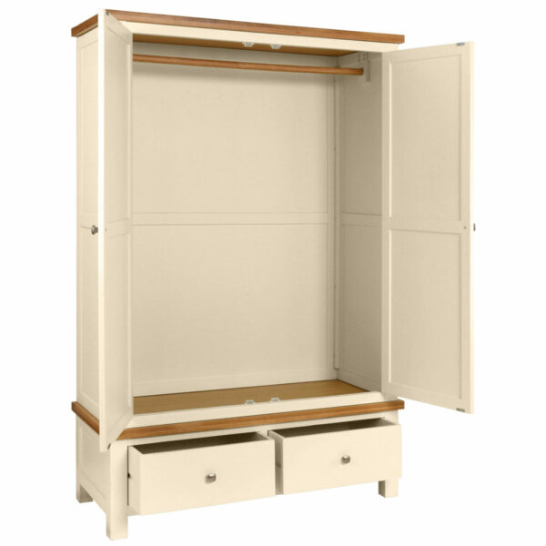 Avon Painted Double Robe With 2 Drawers - Image 2