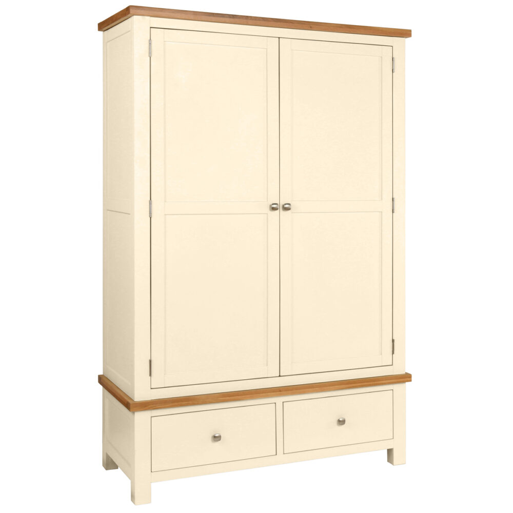 Avon Painted Double Robe With 2 Drawers