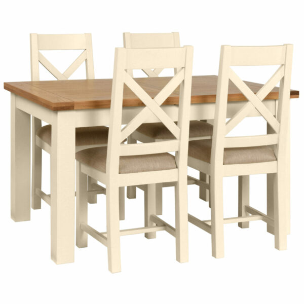 Avon Painted Medium Extending Dining Table - Image 3