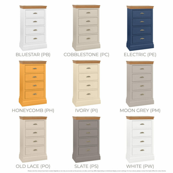 Lundy Painted 4 Drawer Wellington - Image 4