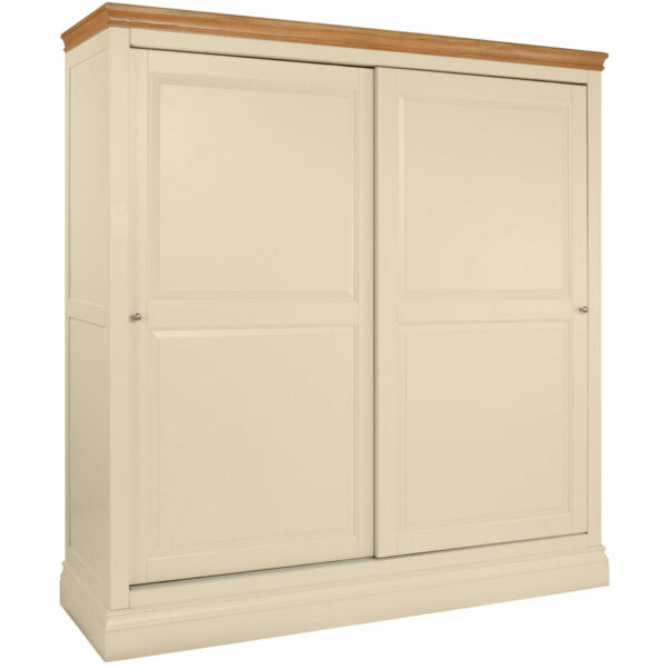 Lundy Painted Sliding Double Wardrobe