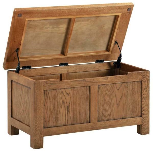 Avon Dark Oak - Blanket Box - Image 2