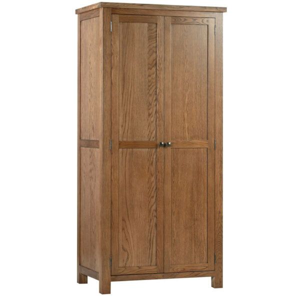 Avon Dark Oak - All Hanging Double Wardrobe