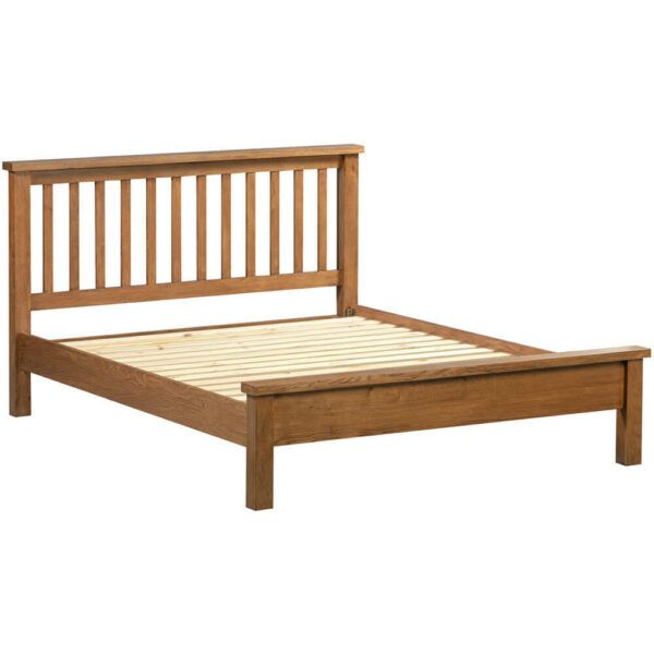 Avon Dark Oak - 4'6" Low Foot End Bed