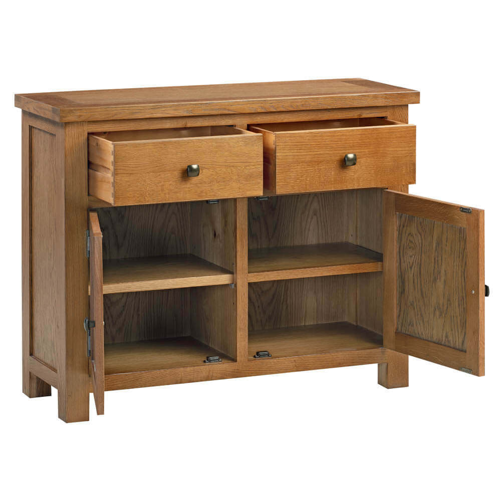 Avon Dark Oak - 2 Door Sideboard - Image 2