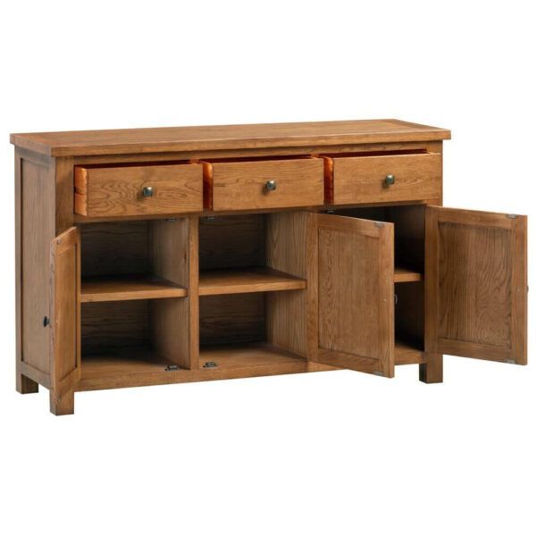 Avon Dark Oak - 3 Door Sideboard - Image 2