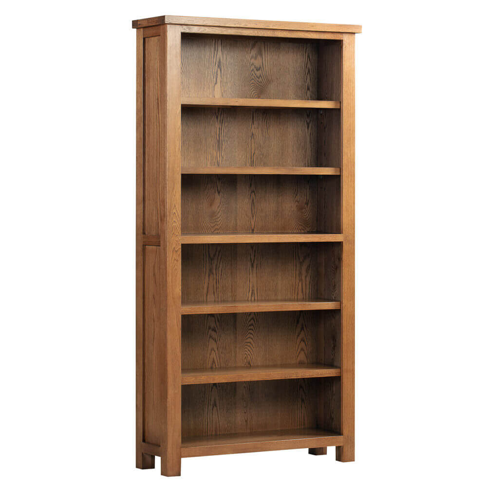 Avon Dark Oak - 6' Bookcase