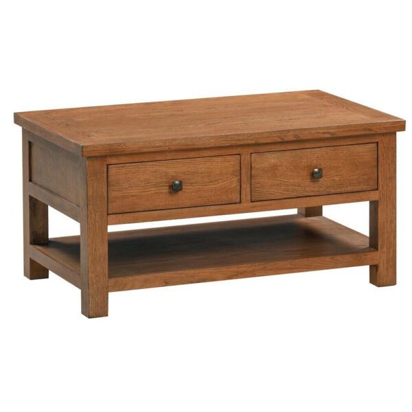 Avon Dark Oak - Coffee Table With 2 Drawers