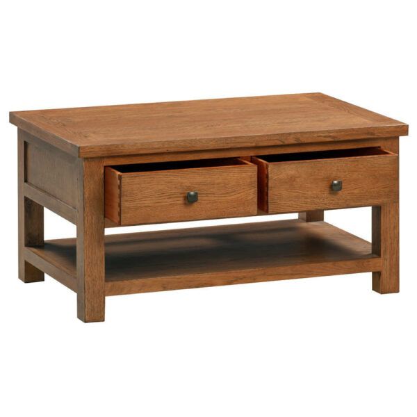 Avon Dark Oak - Coffee Table With 2 Drawers - Image 2