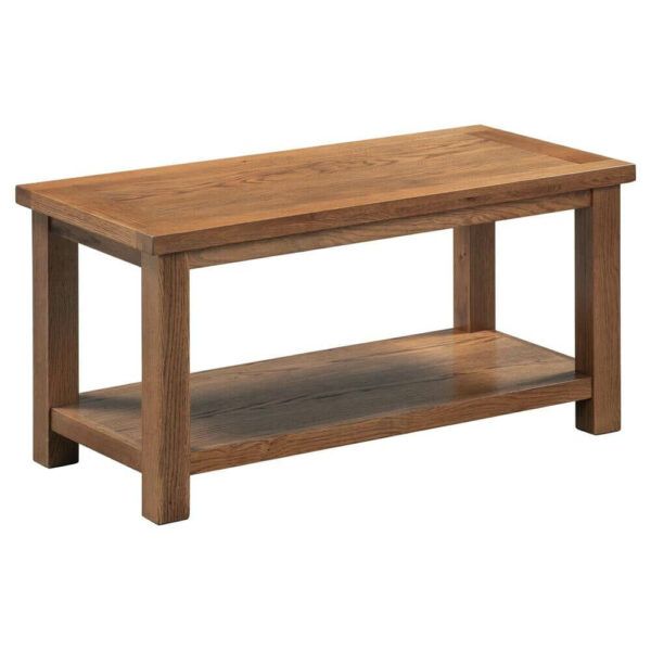 Avon Dark Oak - Large Coffee Table With Shelf