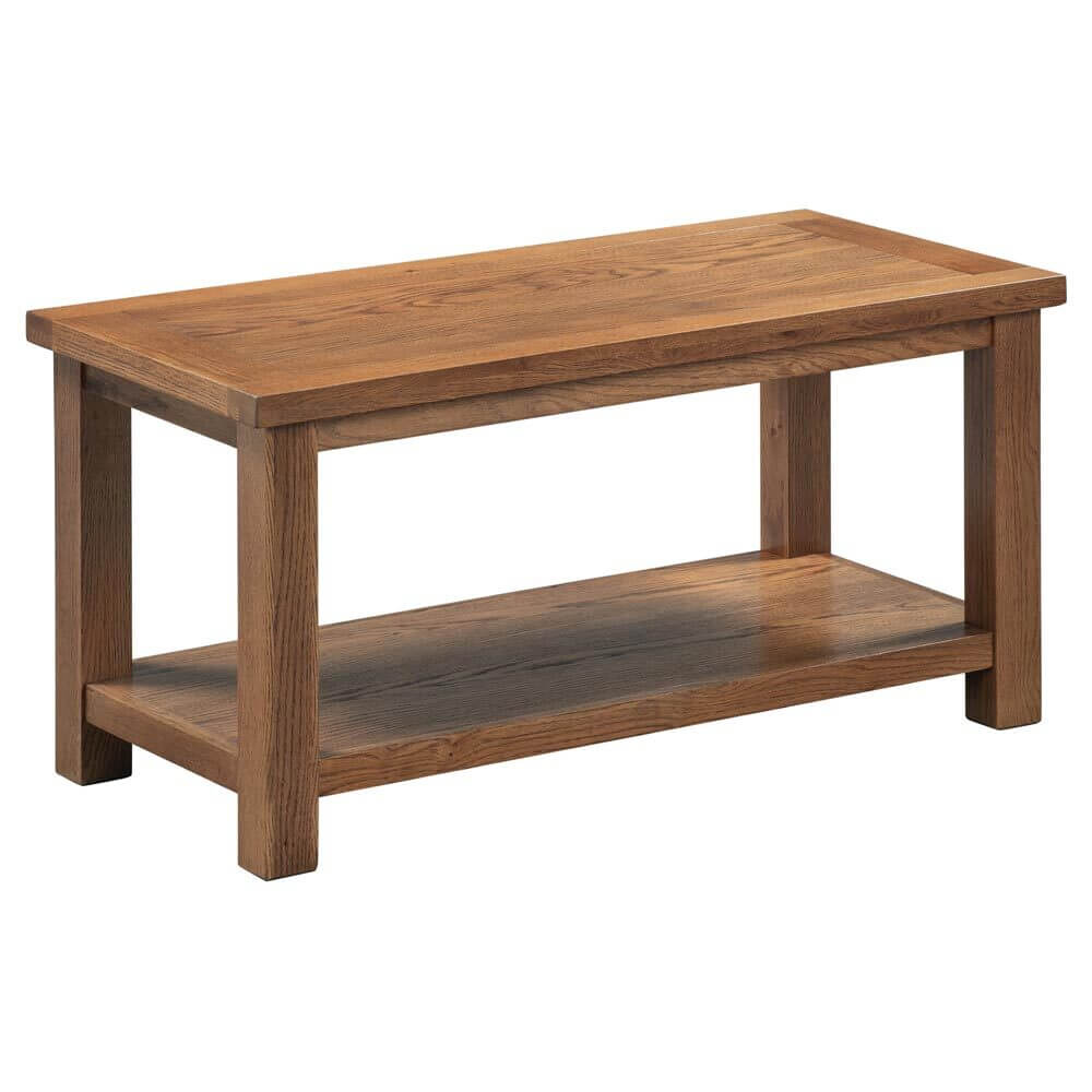 Avon Dark Oak - Large Coffee Table With Shelf