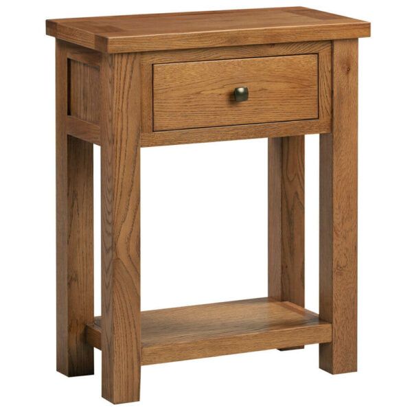 Avon Dark Oak - 1 Drawer Console Table
