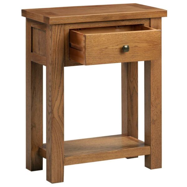 Avon Dark Oak - 1 Drawer Console Table - Image 2