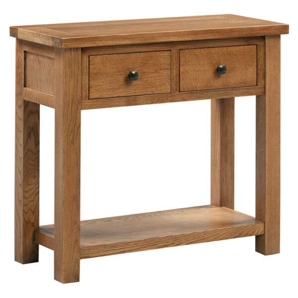 Avon Dark Oak - 2 Drawer Console Table