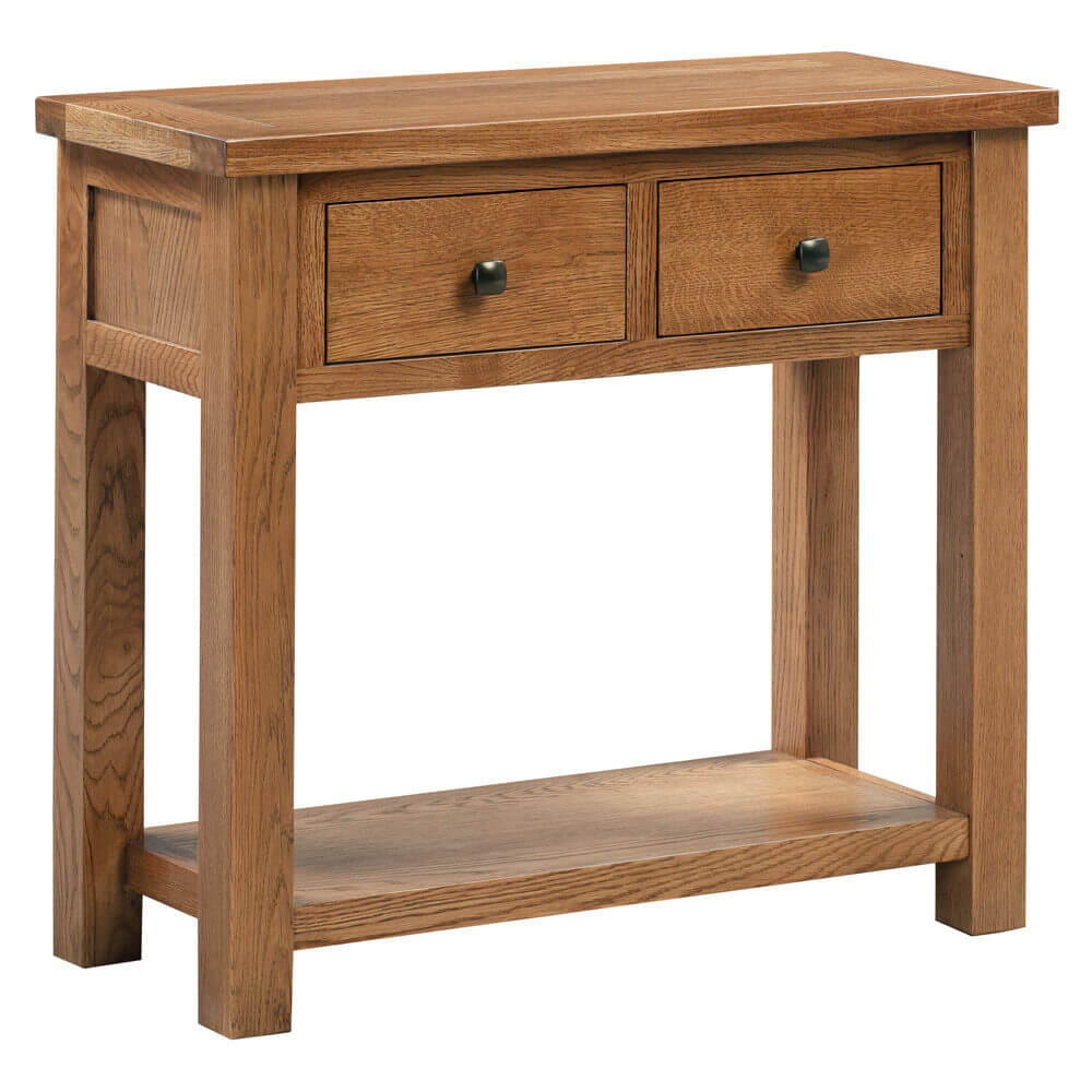 Avon Dark Oak - 2 Drawer Console Table